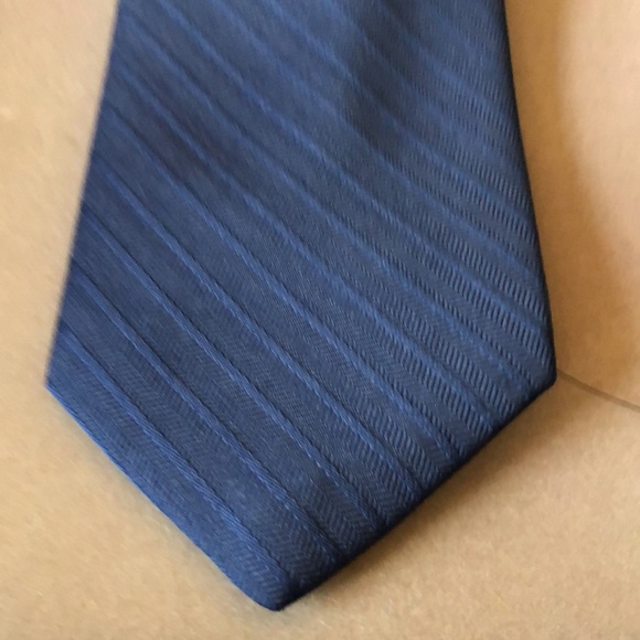 Mens blue Ketch silk woven tie - Picture 2 of 3